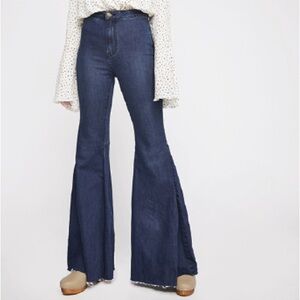 Free People | Just Float On Flares | Rich Blue